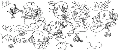 genie kirby!! :3 | ⭐🩷🧞 ! !  kirby AU