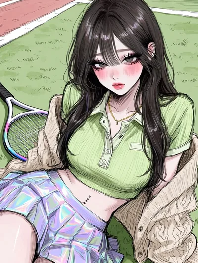 ~ Tennis Practice, Phoebe
