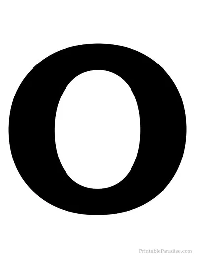 O - the letter 