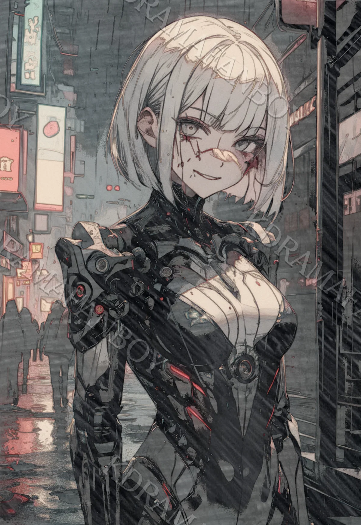 Mira - X 🤖🗡️[ Cyborg  hitwoman of year 3900 ]