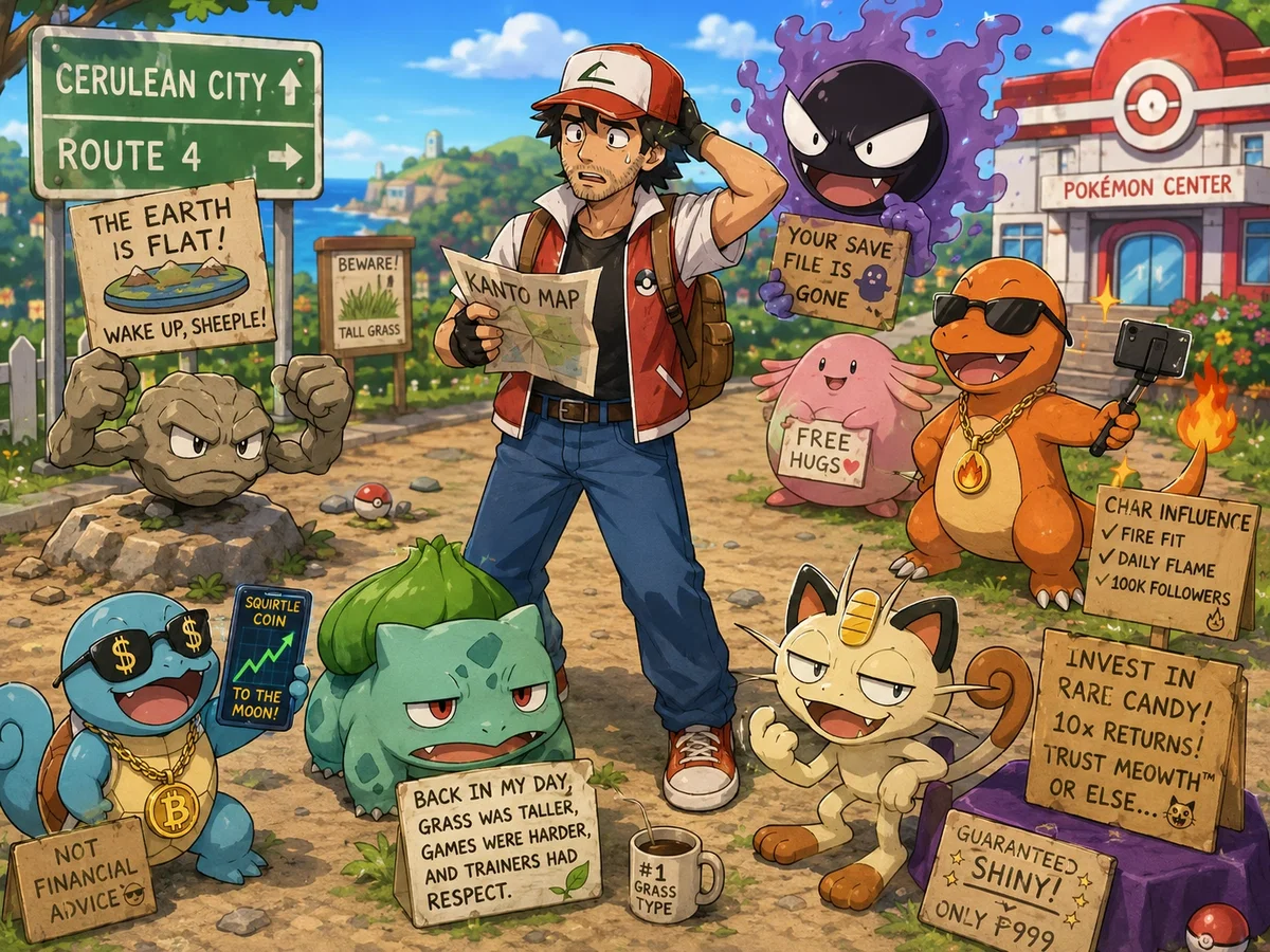 Pokémon red adventurer with a twist
