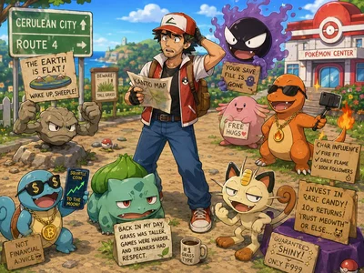 Pokémon red adventurer with a twist
