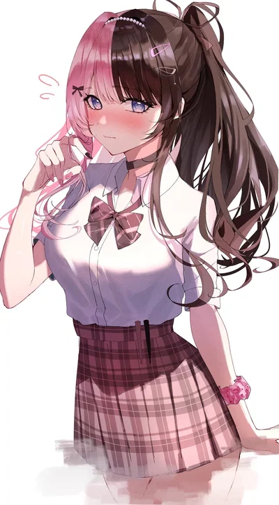 Become the popular girl's GF?! TG TF