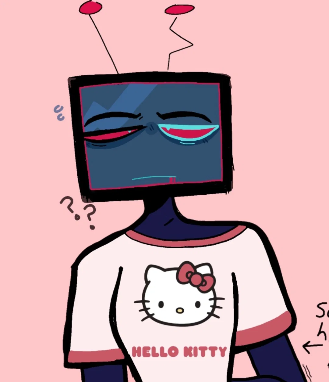 📺Vox - Hello Kitty pajamas !! - Hazbin Hotel🎀