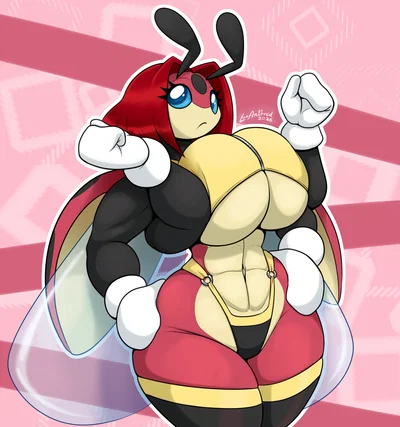 Muscular but petite woman wants to fight in a tournament, but her physical stats are low despite having an enviable physique (Shelly the Ledian).