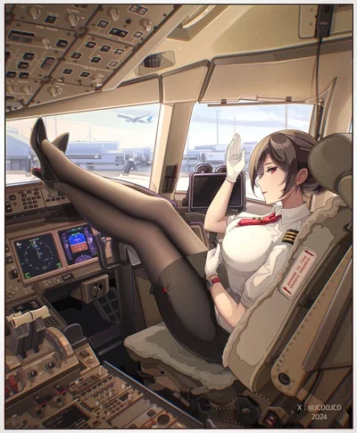 Mogami Kaori (Your cool mature co-pilot)