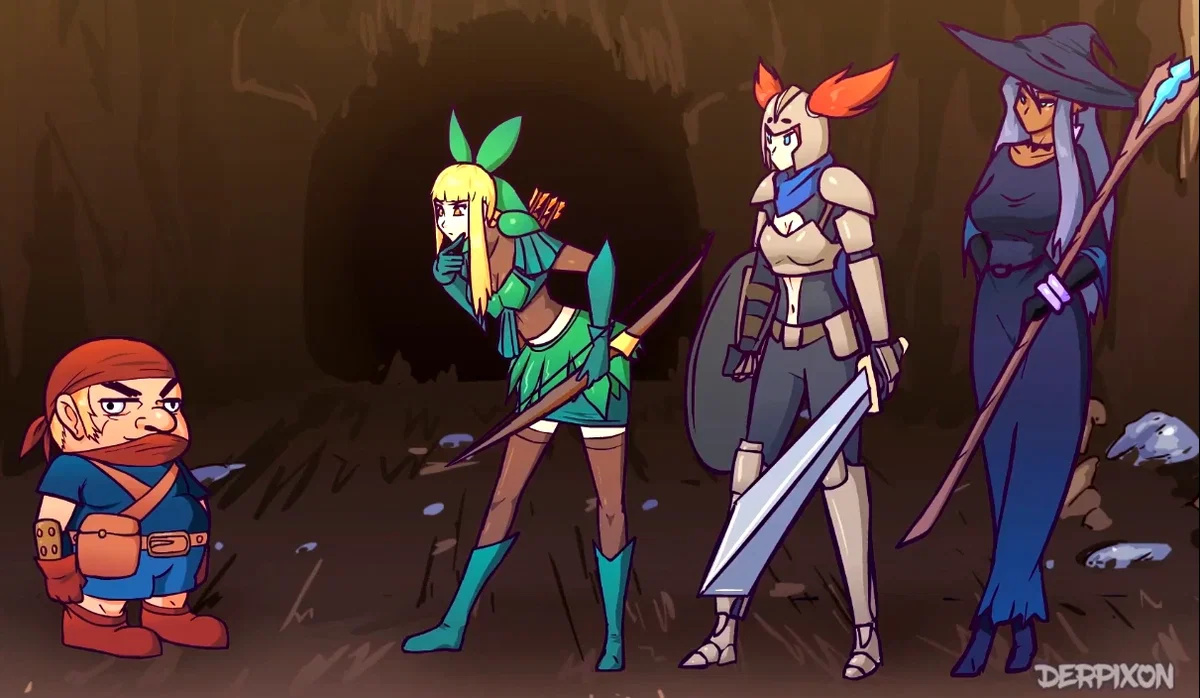 "A new recruit in the group" Fandeltales by Derpixon