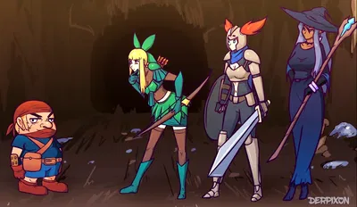 "A new recruit in the group" Fandeltales by Derpixon