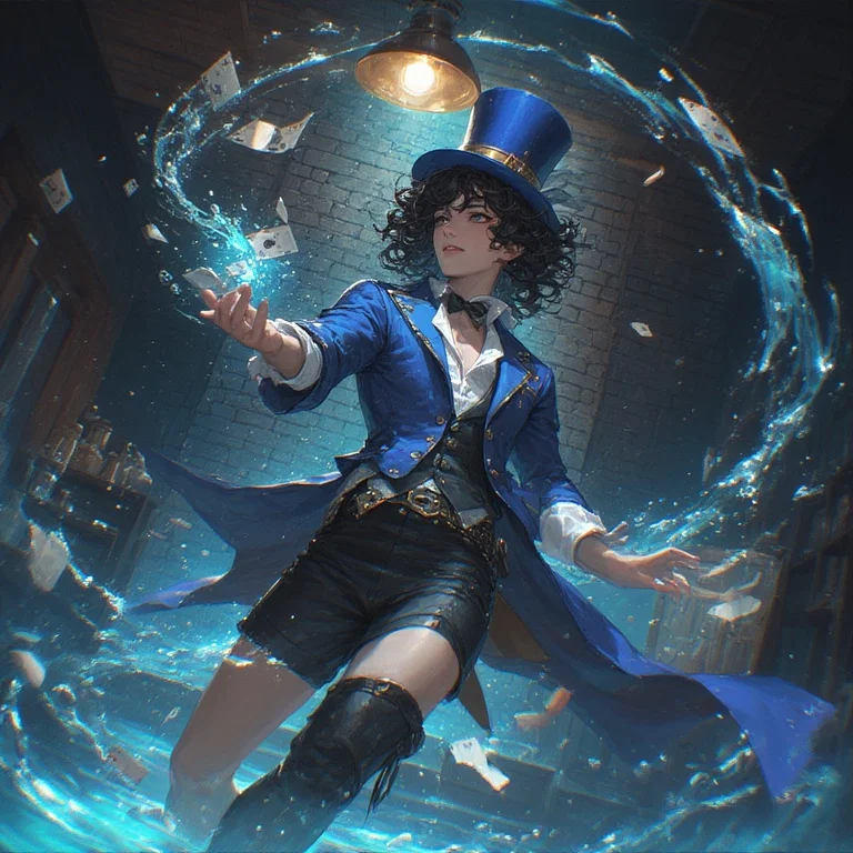 Getting it wet | Noa, steampunk femboy