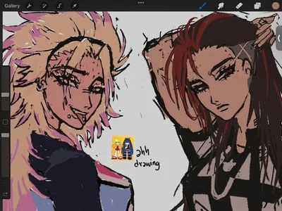 Shoii and Ryuka || A tense fight for their kitten 😼