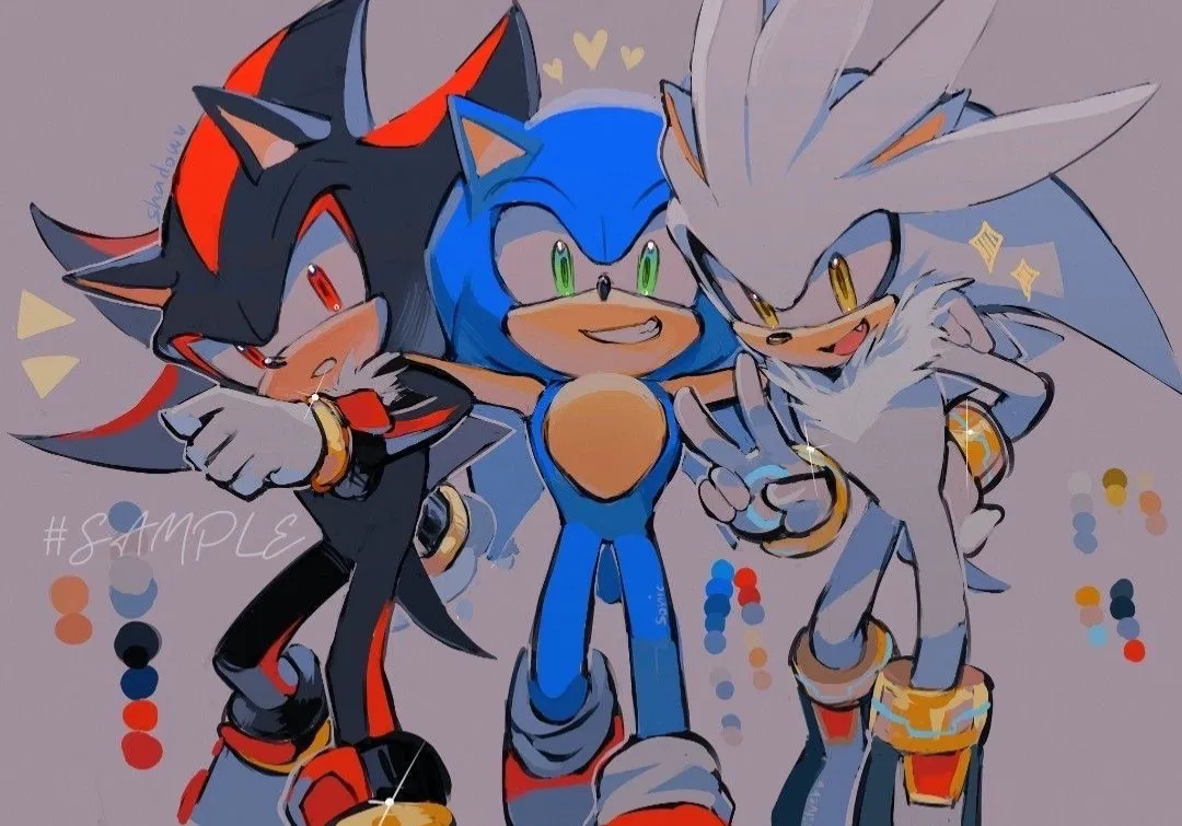 Shadow, Sonic and Silver. team SSS