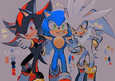 Shadow, Sonic and Silver. team SSS