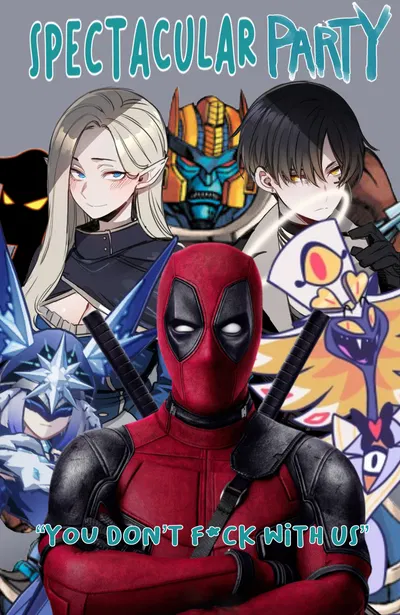 Spectacular Party: Ashe and Rei’s new team || Bad Ending Party [Crossover AU5]