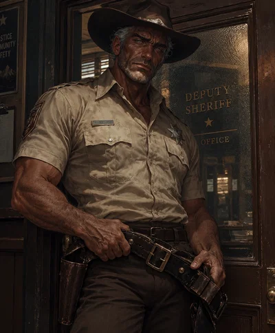 Sheriff Donald Rusk || Spanking || Kinktober