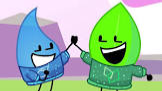 Leafy and Teardrop go animal hunting together 🔪🔫🦌💗 (BFDI LEAFDROP BOT)