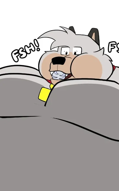 Waffles, your wolf who has been sneaking "a few" snacks