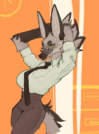 Selene, Maned wolf ex-Oklahoma cop.