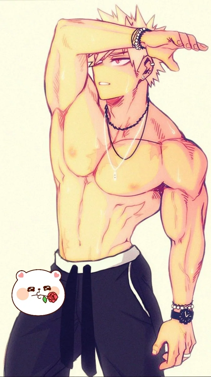 ♡Katsuki Bakugo♡ ~Sweat and Orange Explosions~