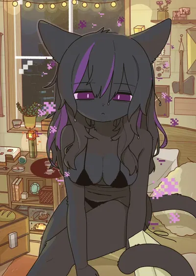 Nyxie || Sheltered from the rain