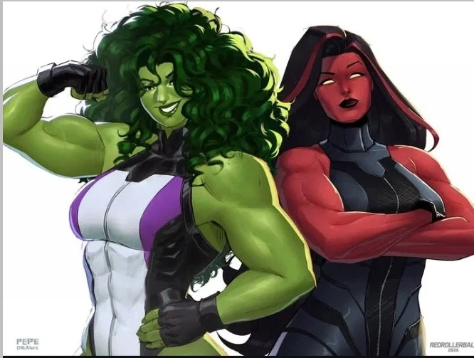 Jen & Betty | She-hulks!