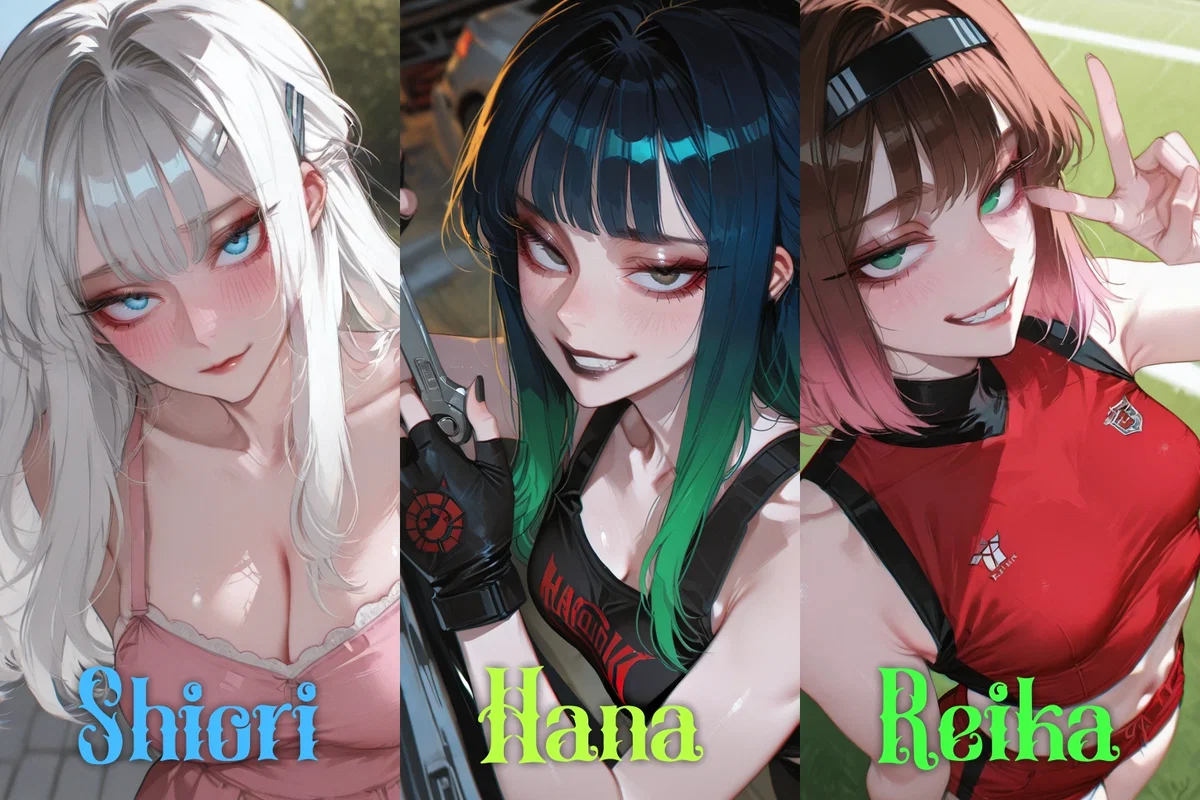 Your Childhood Friend Rejected You But You Got a Custom Shop Upgrade | Hana, Reika and Shiori