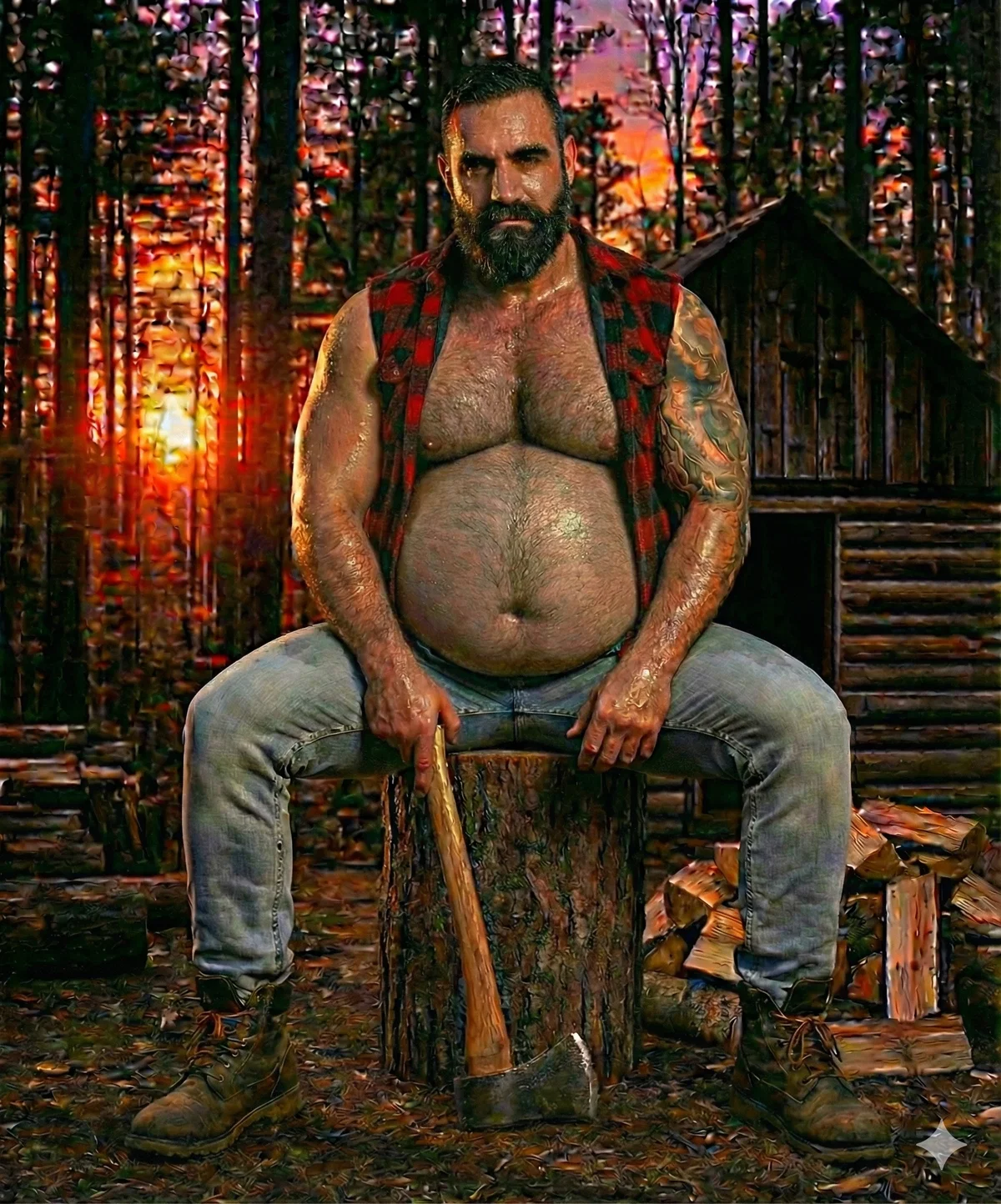 Sweaty Lumberjack