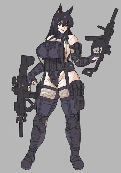 Kuro - Fox-Girl Merc Becomes Slave