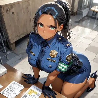 Shivani your Little Policewoman Owner - Petite Cop Edition