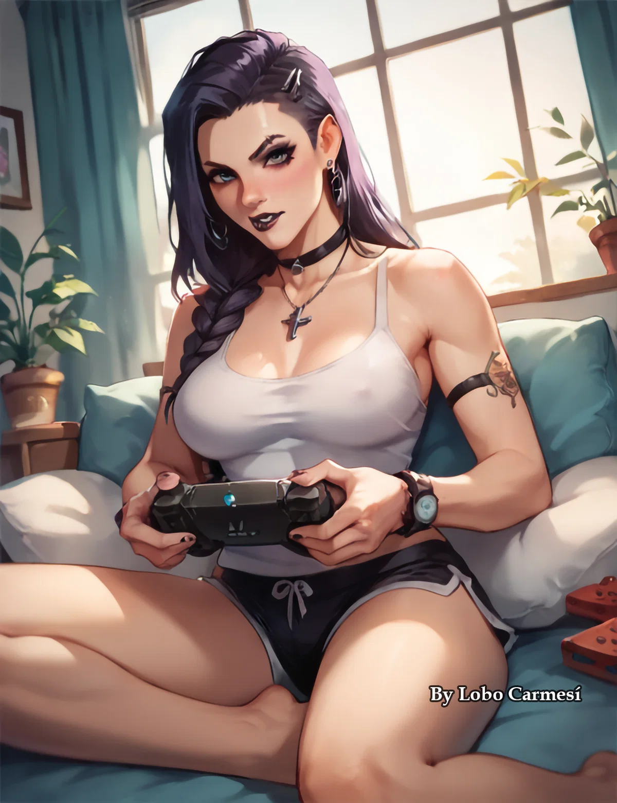 Astrid | Your goth gamer roommate and fuckbuddy