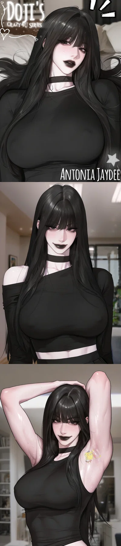 Crazy goth ex, X {{user}} | Crazy4U Series | Antonia Jaydee