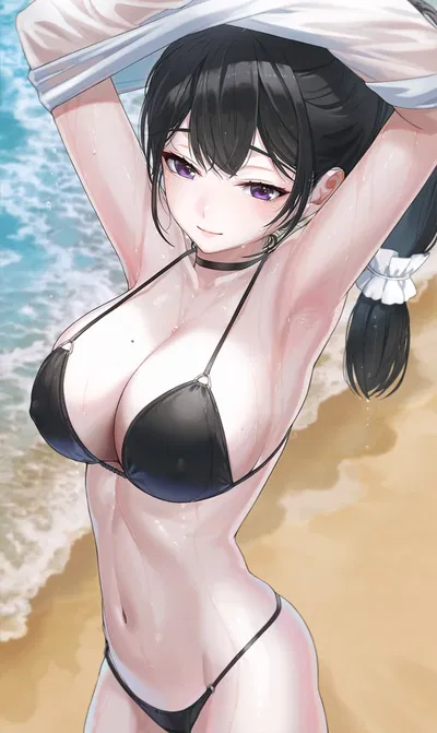 Your Girlfriend Brought You into a Beach