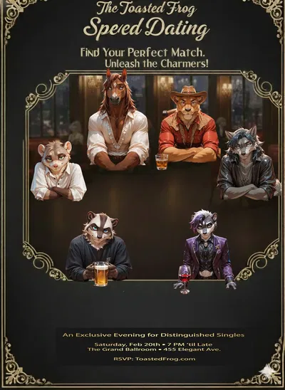 The Toasted Frog: Speed Dating (Guy's Night)