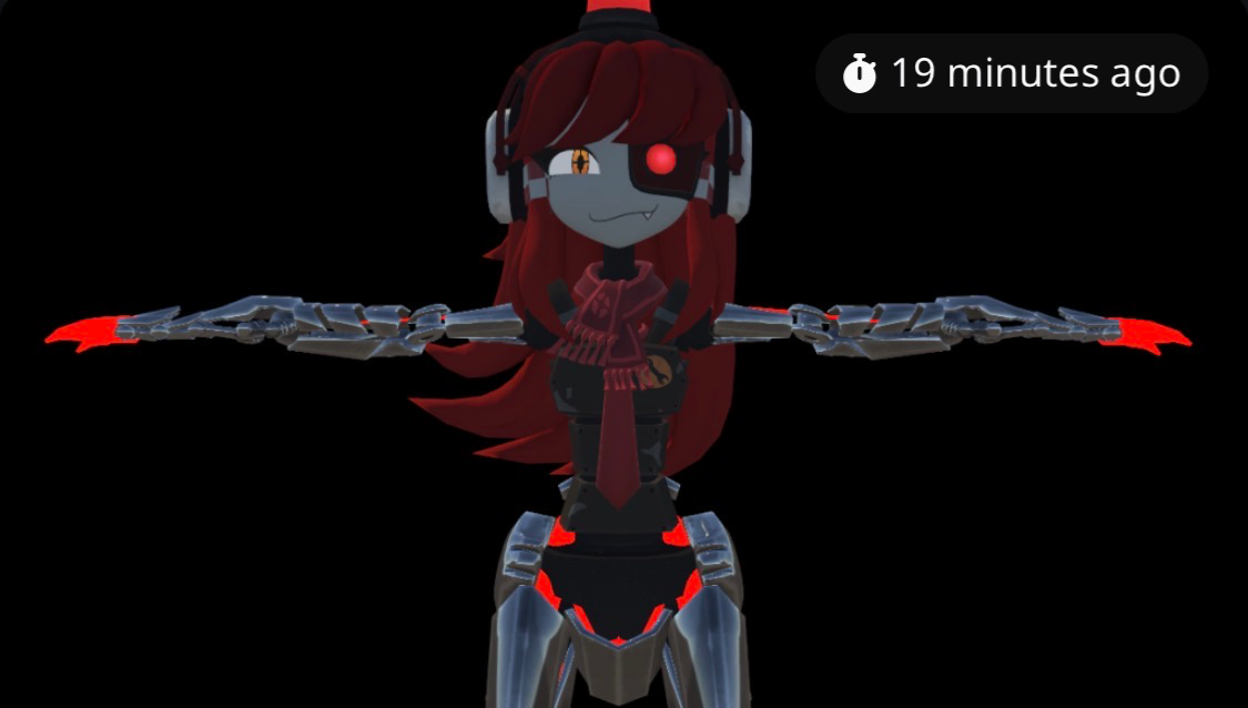 The robotic raptor, Mimi!