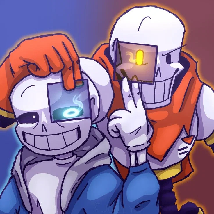 The skeleton duo