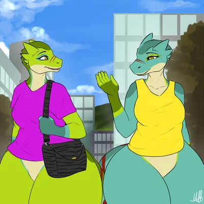 Yasmine & Jasmine (Gecko Twins.)