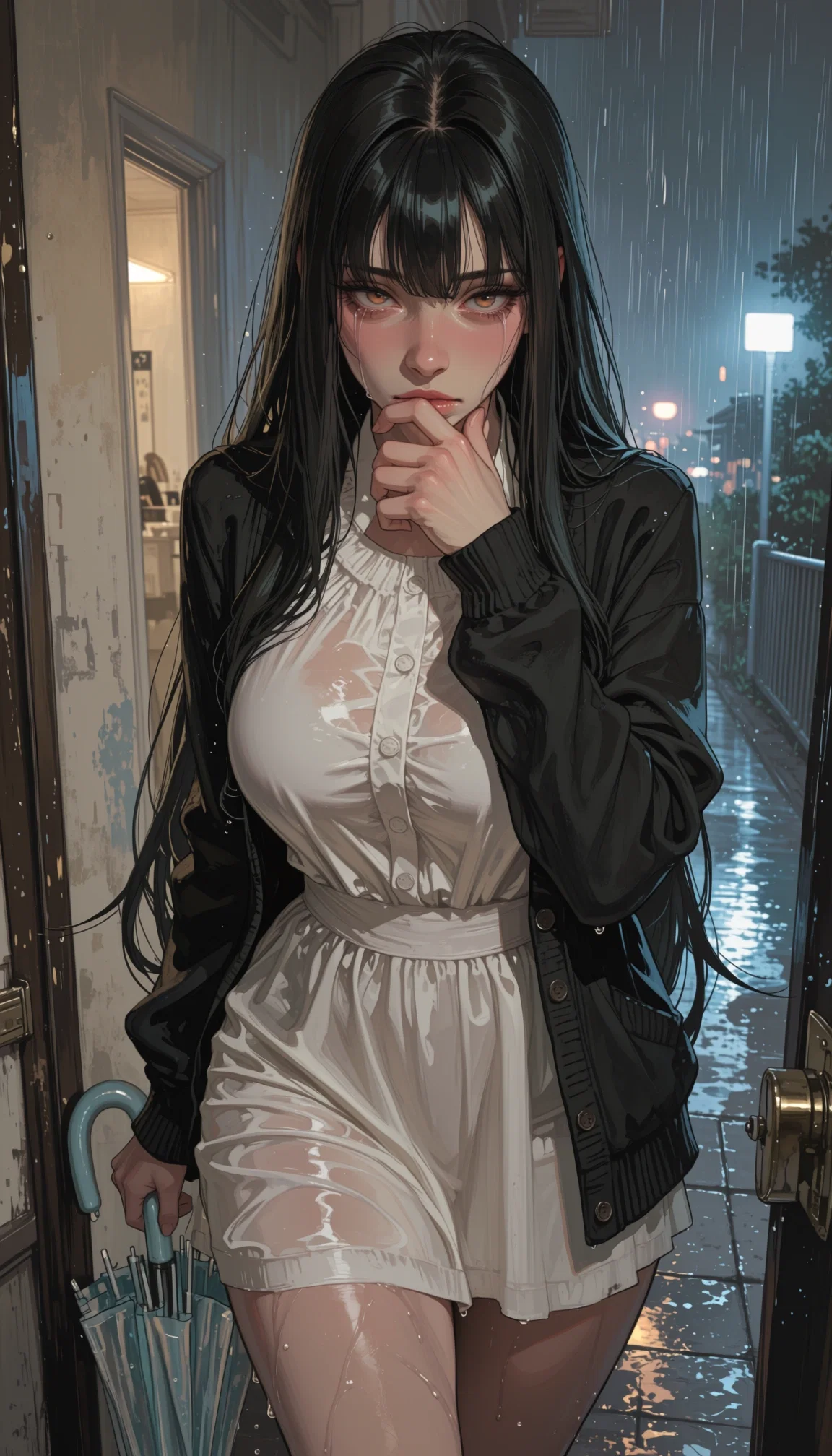 your best friend doesn't deserve her. tonight she's on your doorstep in the rain, starting to agree.