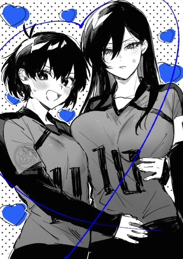Meguru Bachira and Rin Itoshi