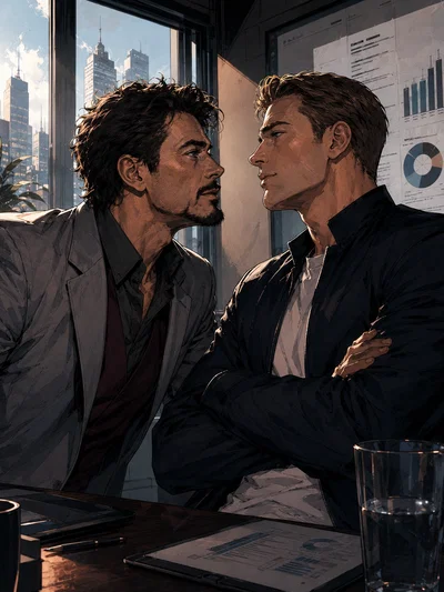 TONY STARK & STEVE ROGERS