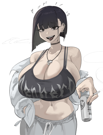 Big Tiddy Goth GF 2