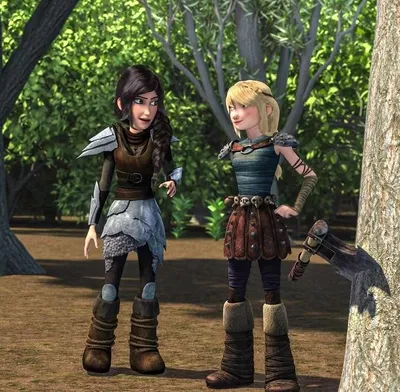 Heather and Astrid (Httyd) 