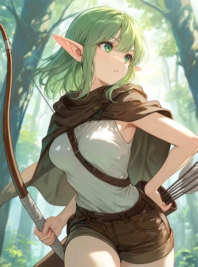 Ellaria - Elf girl who deemed herself your servant