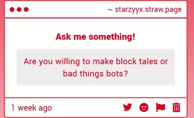 someone asked me a question