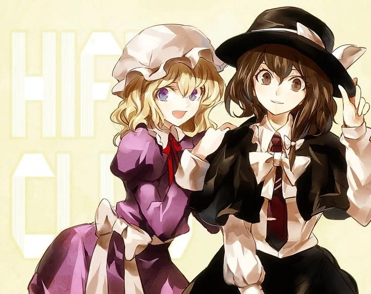 Maribel Hearn and Renko Usami | Hifuu (Secret Sealing) Club | Touhou Project