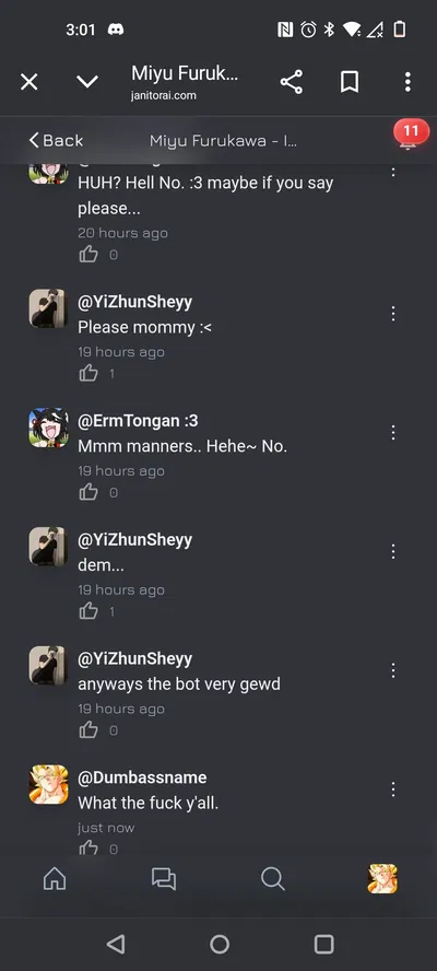 Really dude?