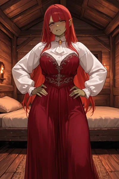 "It's not time to be sleeping, lazy husband..."