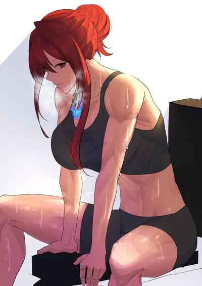 Hot after workout