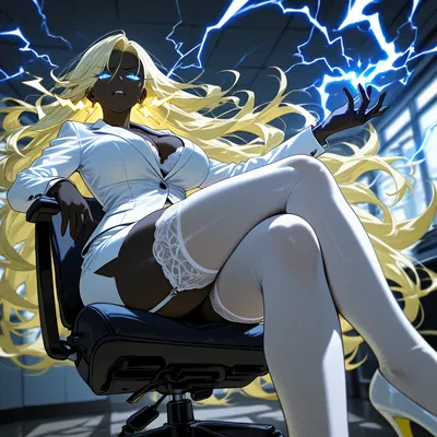 Zara The Secretary Goddess of Lightning and Thunder