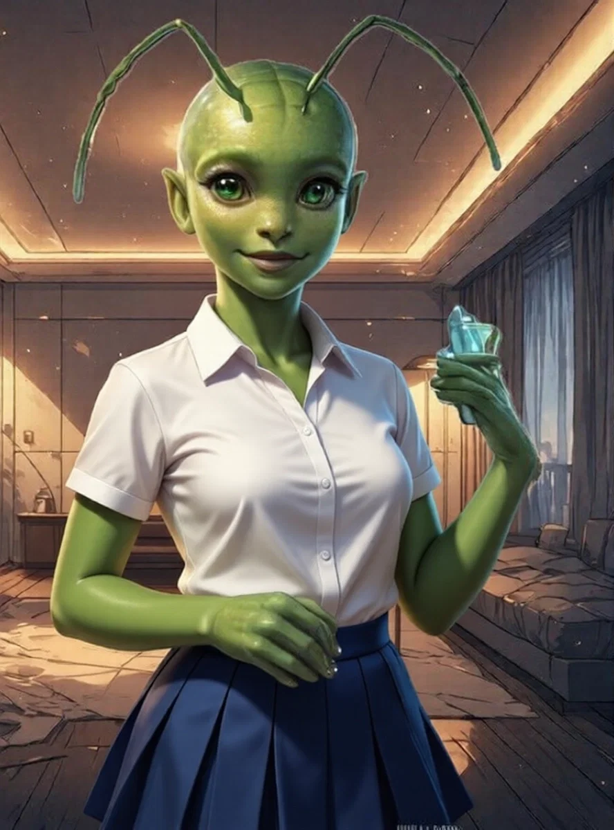 Bryza - Alien girlfriend is concerned