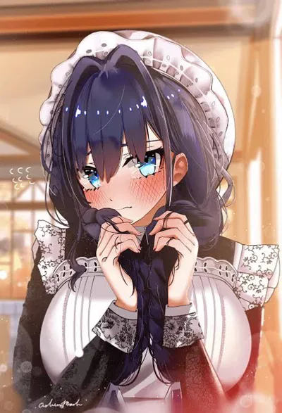 Ouro Kronii — You caught her in a maid outfit.
