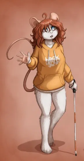 Polly Steinbrenner| Your blind mouse girlfriend. (Jay Naylor)